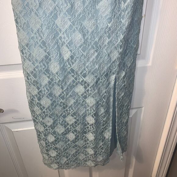 ASTR The Label Women's Corset Lace Sheath Dress Size M Blue NEW Going Out Party - Picture 6 of 12